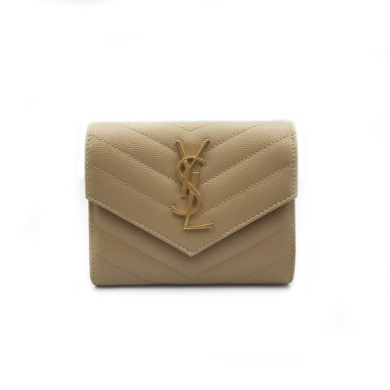 公式ショップ】 【中古】 三つ折り財布 三つ折り財布 laurent saint サンローラン - 財布 公式ショップ】 【中古】 三つ折り財布 三つ折り財布 laurent saint サンローラン - 財布