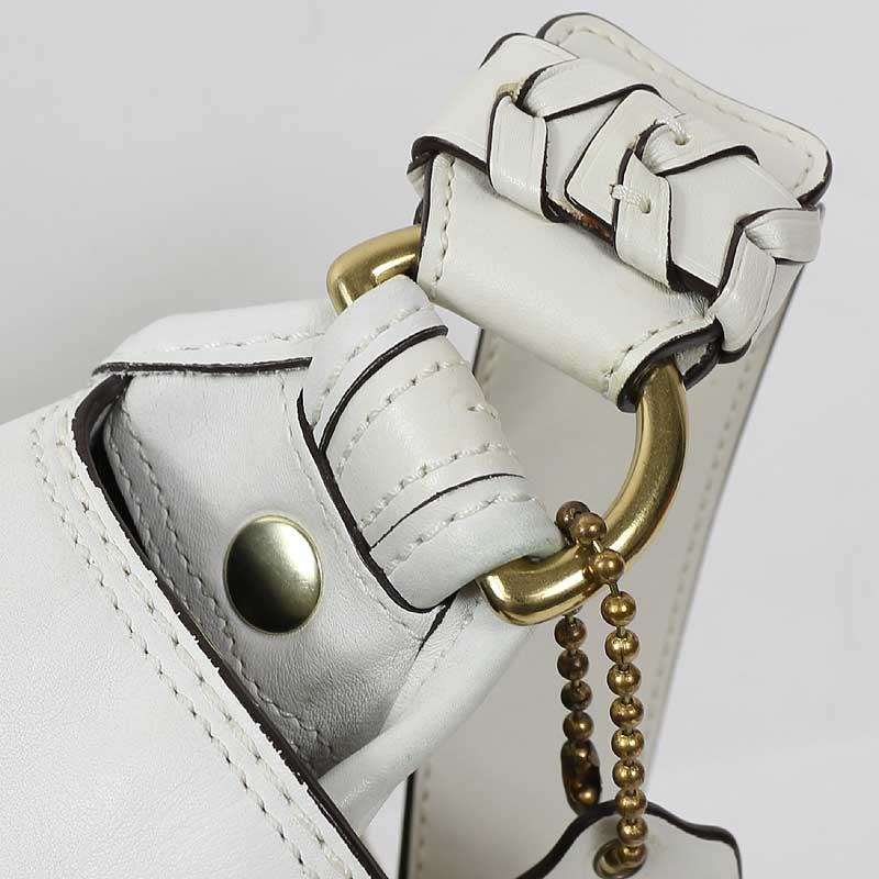 Coach Bleeker Legacy Flap 11434 White Beige Brown Gold Canvas And Leather Shoulder Bag Listed By Dione Bassett Tradesy