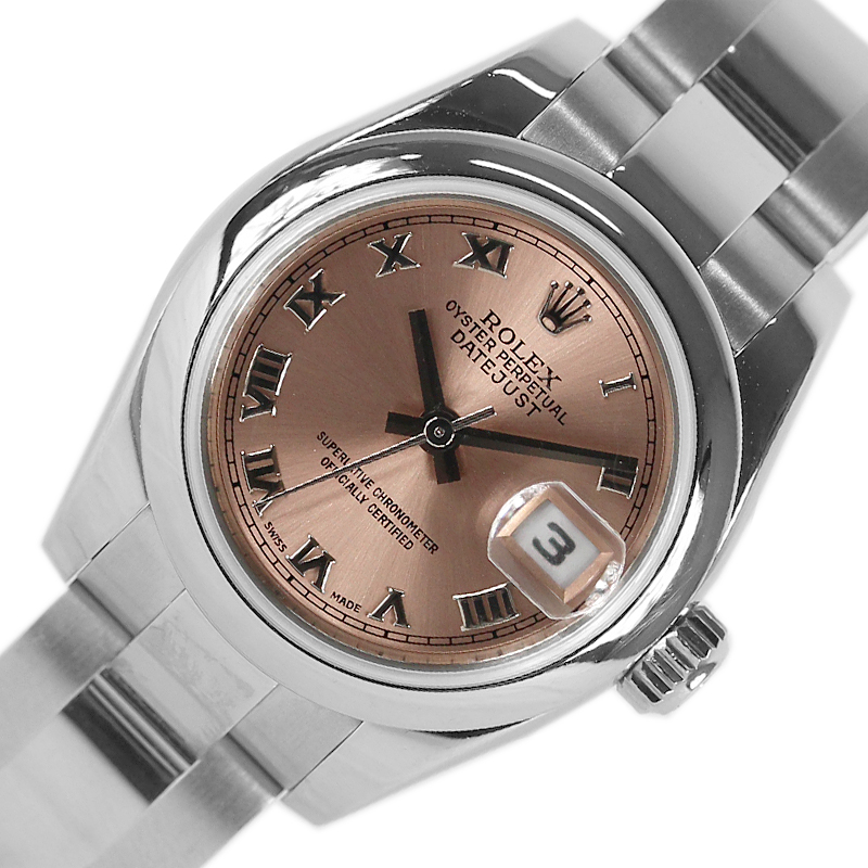 ロレックス Rolex デイトジャスト D番 ピンク文字盤 自動巻き レディース 腕時計 中古 Mergertraininginstitute Com