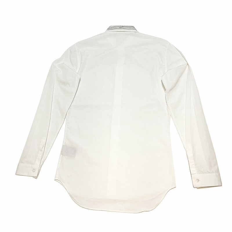 クリスチャン ディオール Christian Dior 長袖シャツ 襟刺繍シャツ 433c529w6080 17aw ホワイト サイズ 37 メンズ 中古 Laquepinta Com