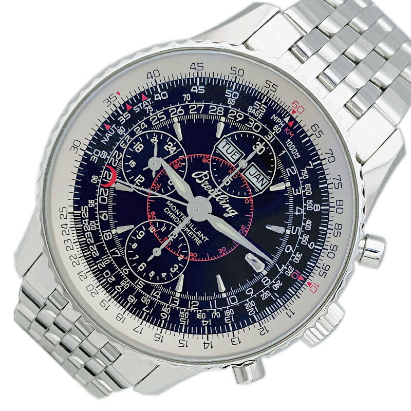 楽天市場 ブライトリング Breitling ナビタイマー モンブリラン ダトラ クロノグラフ A21330 自動巻き メンズ 腕時計 中古 Okura おお蔵 楽天市場店