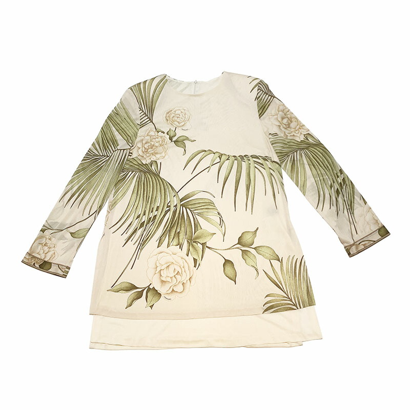 新着商品 レディースファッション ワンピース レディース 中古 サイズ Ll ワンピース アイボリー 10ss ボタニカルワンピース Leonard レオナール Www Wbnt Com