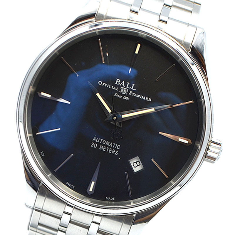 ボールウォッチ Ball Watch トレインマスターレジェント Nm3080d Sj Bk ブラック 自動巻き メンズ 腕時計 中古 Nolduanews Com