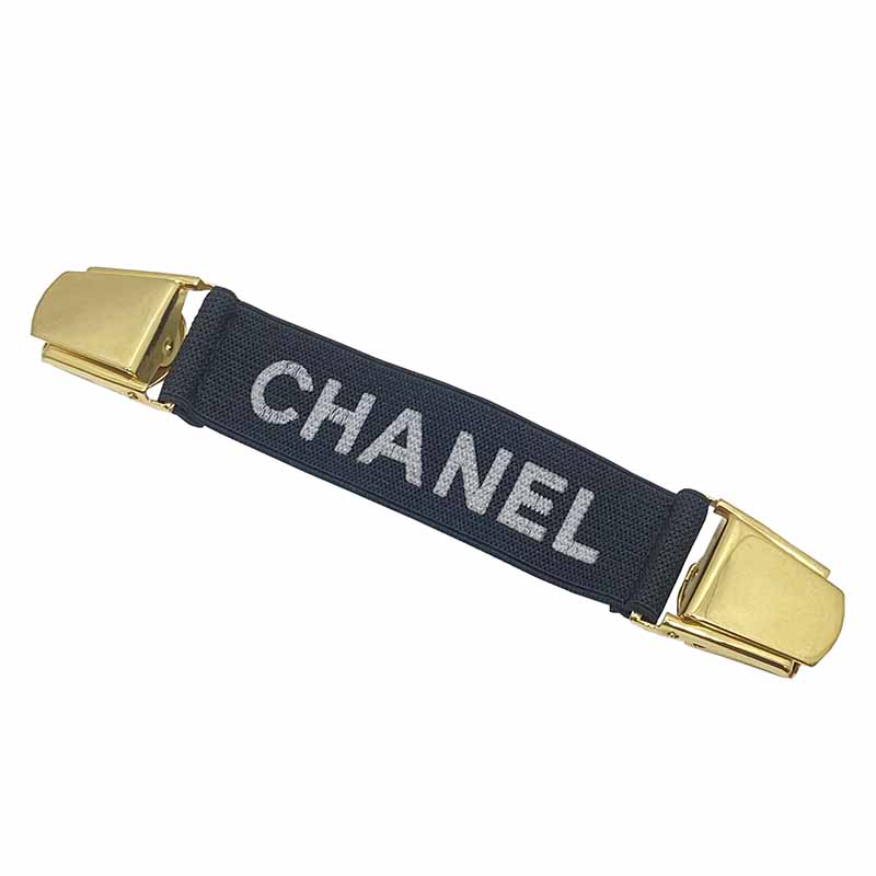 シャネル CHANEL アームバンド ロゴ ブラック☆957 | gulatilaw.com