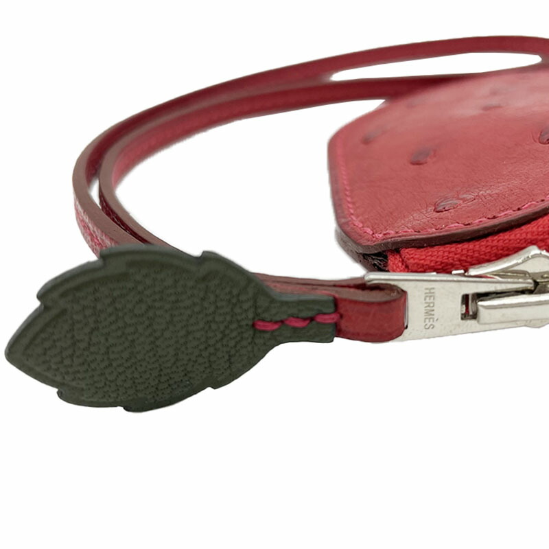 エルメス HERMES トゥッティフルッティ ストロベリー オーストリッチ