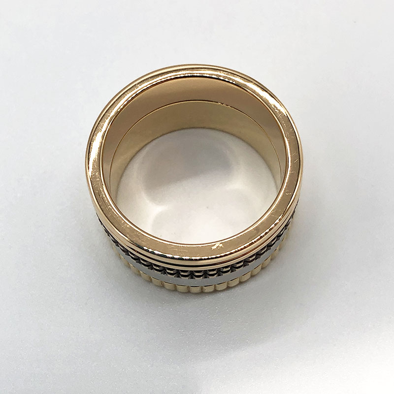 ブシュロン BOUCHERON キャトルクラシックラージリング K18WG K18YG ...