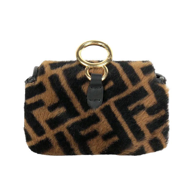 フェンディ FENDI ナノバゲット ファー バッグチャーム チャーム