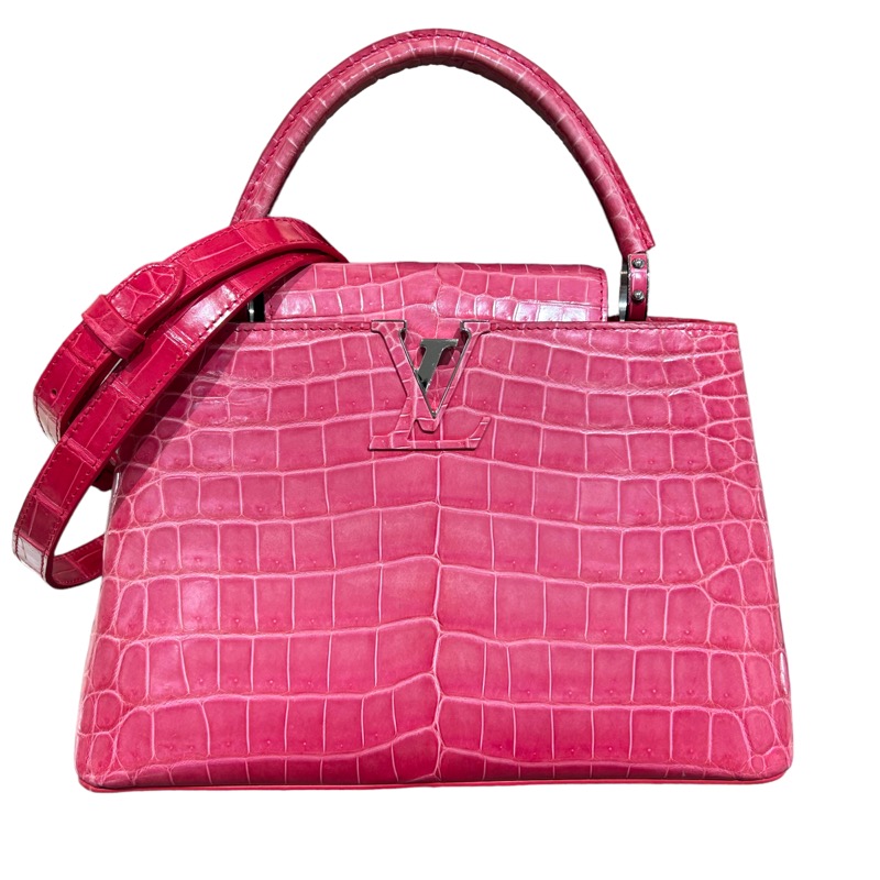 ルイヴィトン カプシーヌ ハンドバッグ ピンク 牛革 LOUIS VUITTON ルイ ヴィトン カプシーヌBB ハンドバッグ