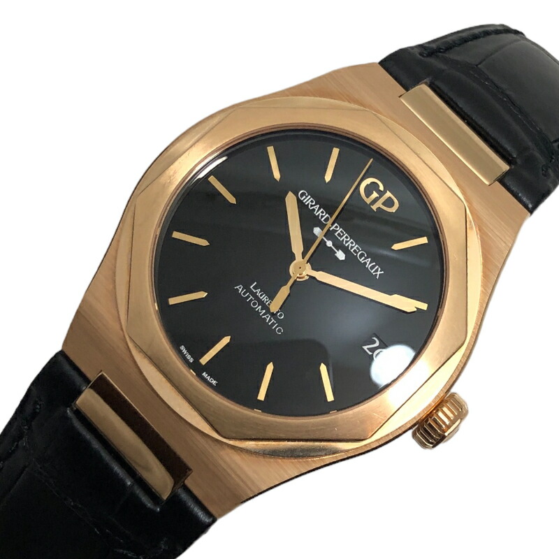 GIRARD-PERREGAUX ジラールペルゴ ゴールド文字盤 手巻き 腕時計 超希少品掘出物⭐️GP girard-Perregaux】 ジラール・ペルゴ腕時計