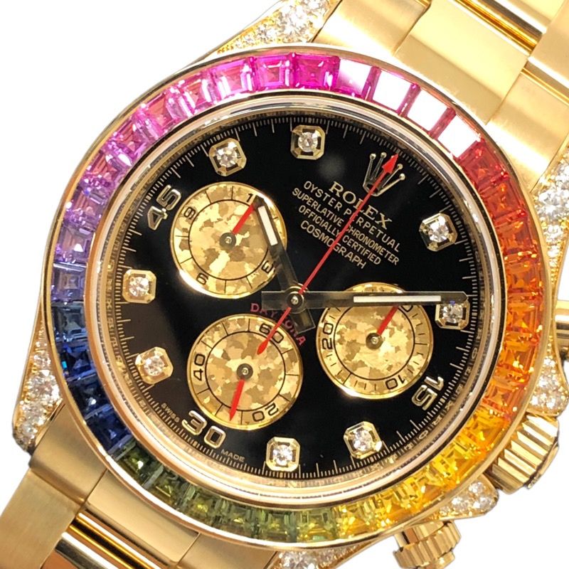 ロレックスROLEXデイトナレインボー116598RBOWメンズ腕時計【中古】