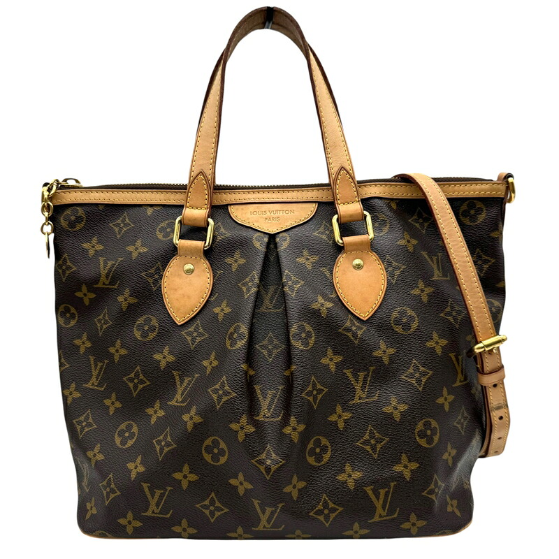 ルイ・ヴィトン LOUIS VUITTON パレルモPM M40145 モノグラム・キャンバス レディース トートバッグ【中古】 67,100円