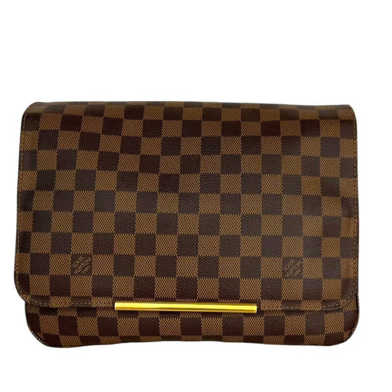ルイ・ヴィトン LOUIS VUITTON ホクストンGM N41253 ダミエ ダミエキャンバス レディース ショルダーバッグ【中古】