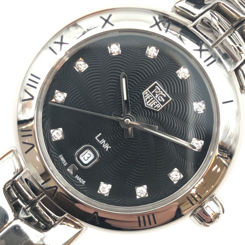 TAG HEUER リンク デイト レディース腕時計 クオーツSS WJ1314 楽天市場】電池交換済 TAG Heuer タグホイヤー リンク WJ1314