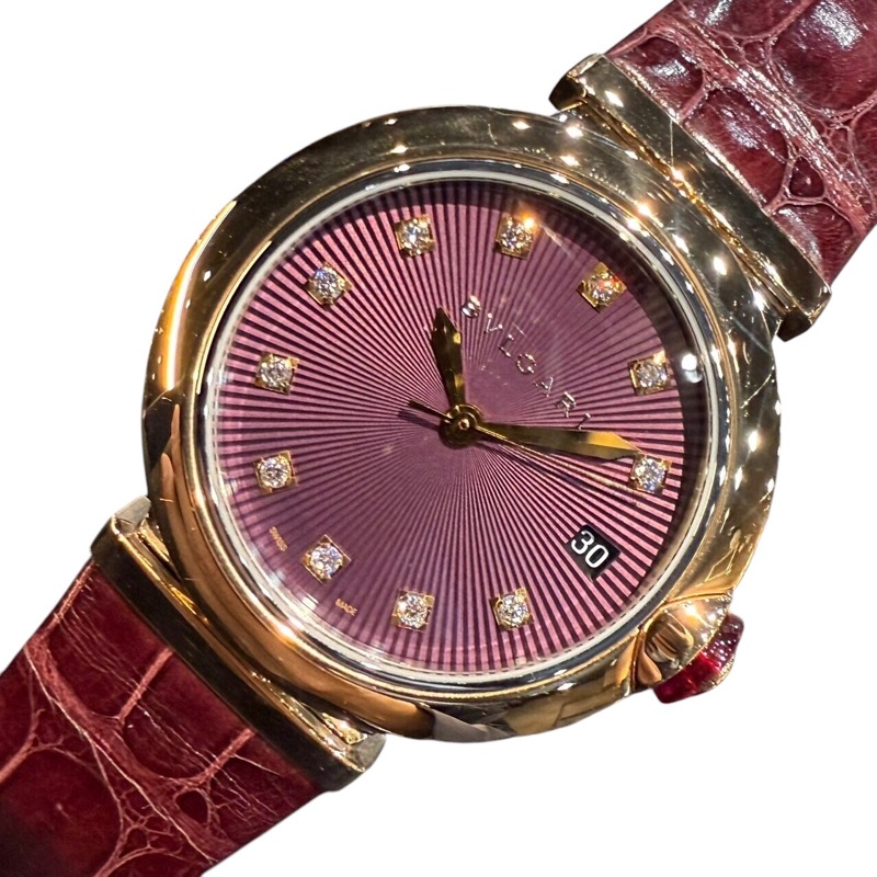 楽天市場】ブルガリ BVLGARI LUP33SG ルチェア K18PGベゼル ダイヤラグ  