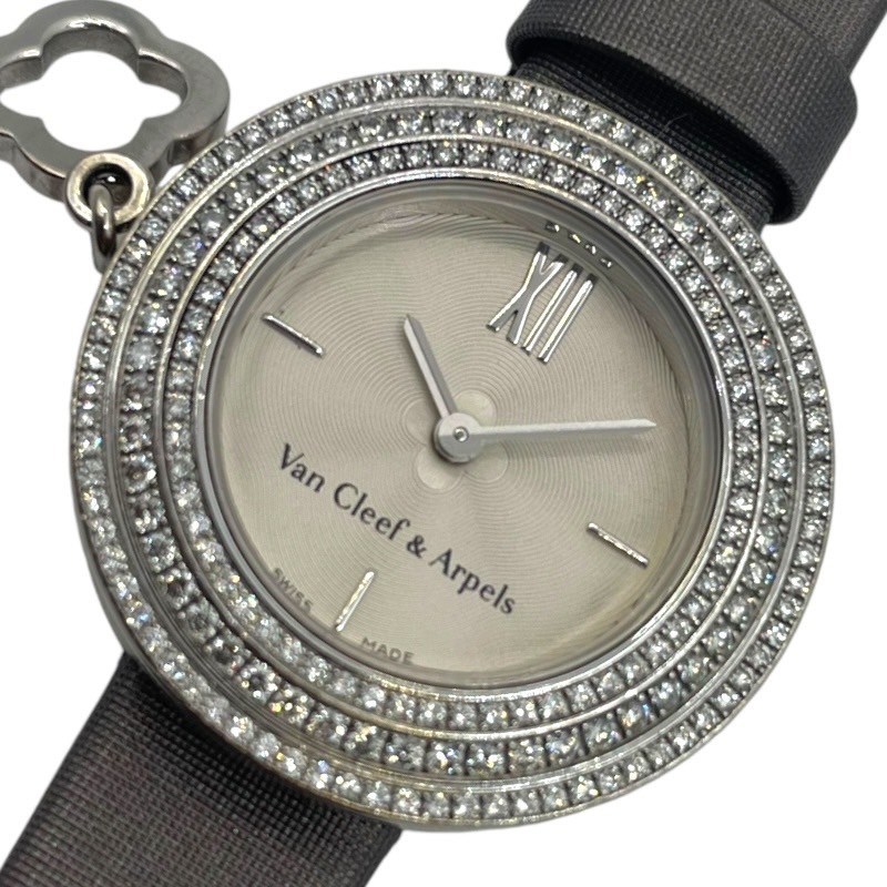 ヴァンクリーフ＆アーペル Van Cleef & Arpels チャーム ミニウォッチ 3575164(VCARO29900) K18WG レディース 腕時計【中古】
