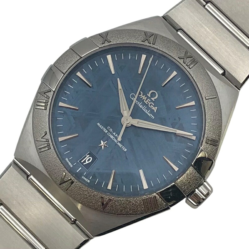 オメガ OMEGA コンステレーション コーアクシャル マスター クロノメーター 131.30.41.21.99.003 ブルー SS メンズ 腕時計【中古】