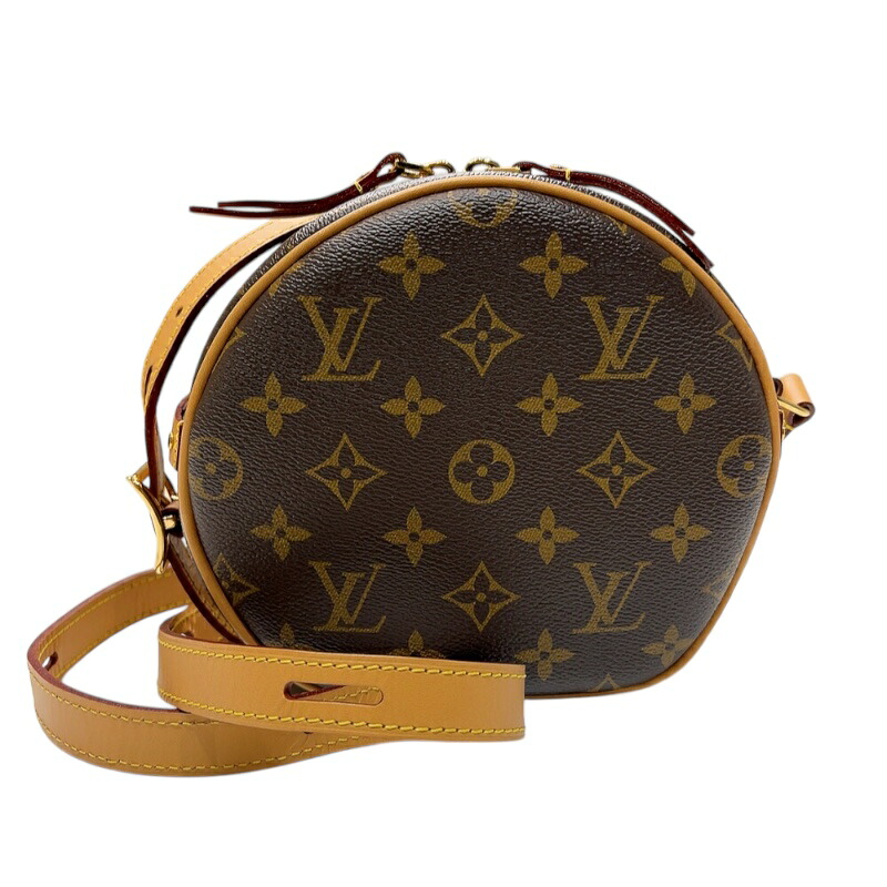 ルイ・ヴィトン LOUIS VUITTON ボワット・シャポースープルPM M45578 ブラウン　ゴールド金具 モノグラム レディース ショルダーバッグ【中古】