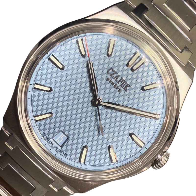 チャペック CZAPEK アンタークティック パサージュ・ドゥ・ドレーク グレイシャー・ブルー ブルー ステンレススチール 自動巻き メンズ 腕時計【中古】