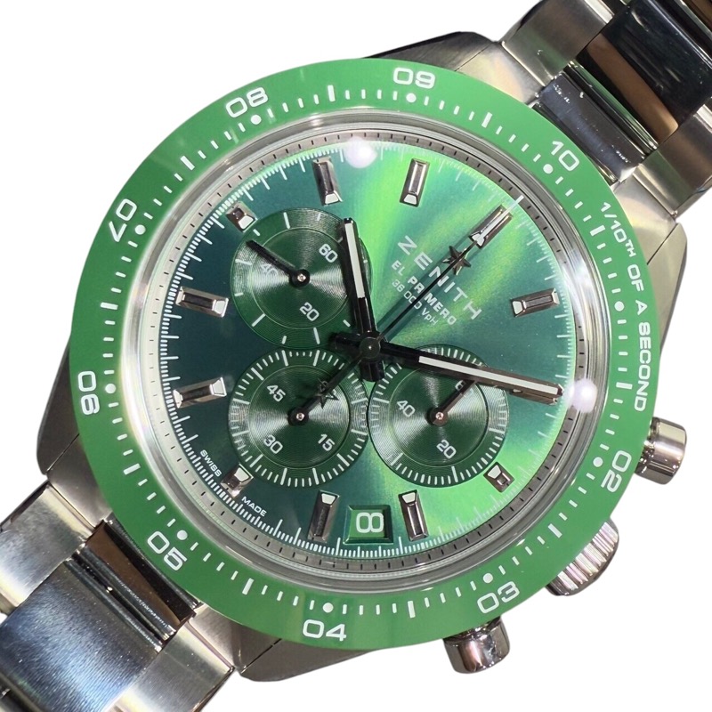 ゼニス ZENITH クロノマスター スポーツ ヨシダ スペシャルエディション 03.3107.3600/56.M3100 ステンレススチール メンズ 腕時計【中古】