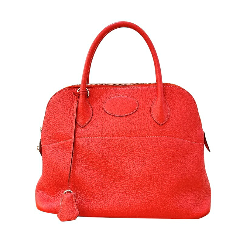 エルメス HERMES ボリード31 X刻 ブーゲンビリア トリヨン レディース ハンドバッグ【中古】