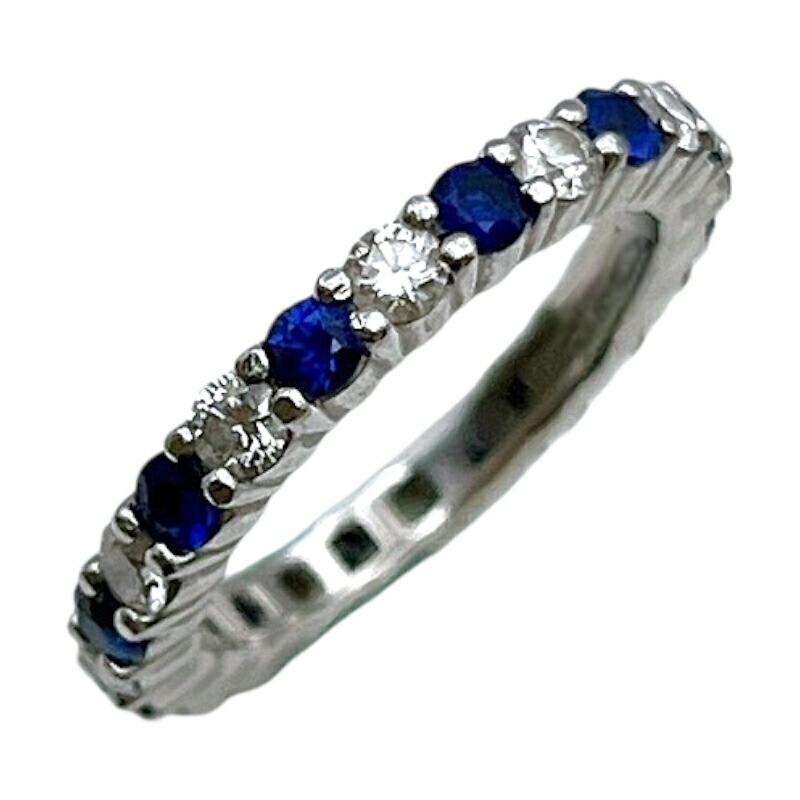 美しい！Pt950 イエローサファイア ダイヤ リング 3.07g M2096 美しい！Pt950 イエローサファイア ダイヤ リング 3.07g M2096