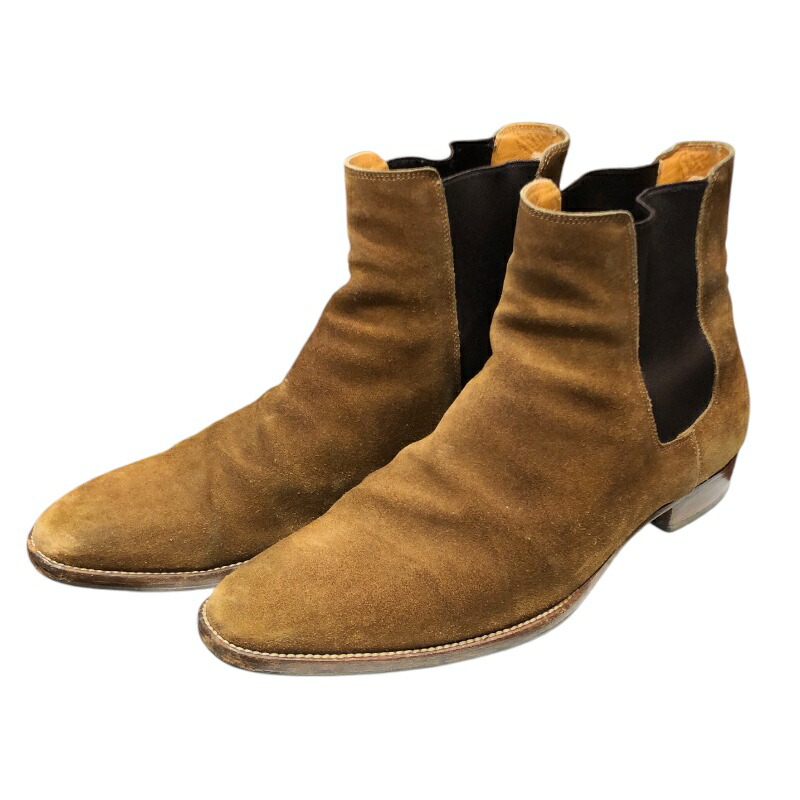 SAINT LAURENT PARIS サンローランパリ ブーツ 茶 2137124G0030 良品▽SAINT LAURENT PARIS サンローランパリ 23AW 756859 XIV