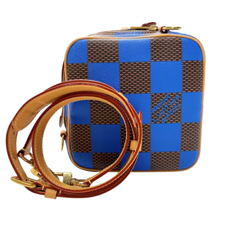 ルイ・ヴィトン メッセンジャーバッグ ショルダーバッグ ダミエ　ブルー LOUIS VUITTON（ルイ・ヴィトン） ディストリクトPM ショルダーバッグ