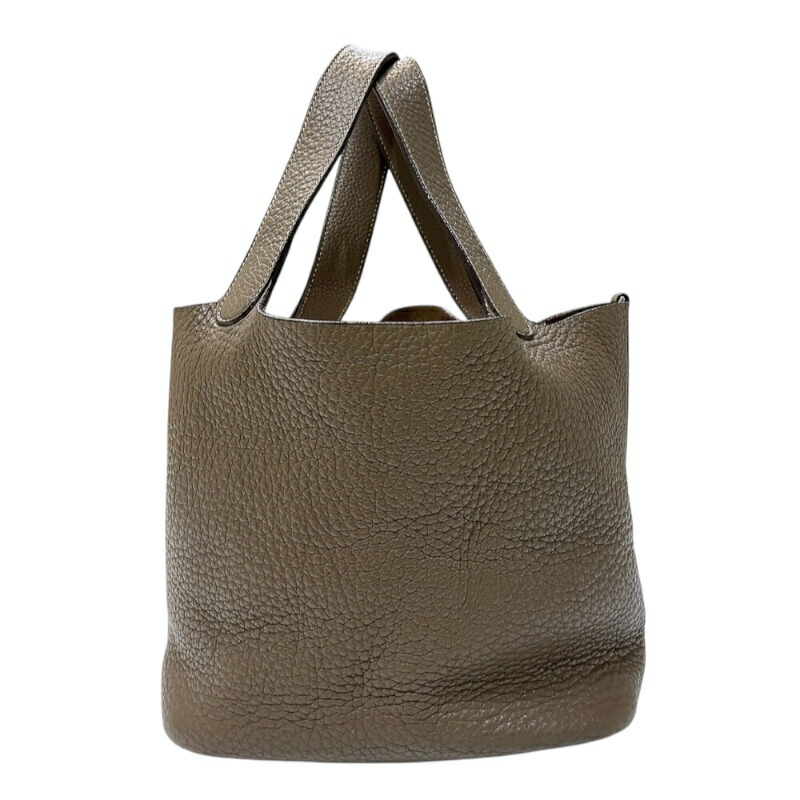 美品★お値下げ HERMES ピコタンロックMM トリヨンクレマンス エトゥープ 楽天市場】【5%OFF】 エルメス ピコタンロック MM / 22 トリヨン