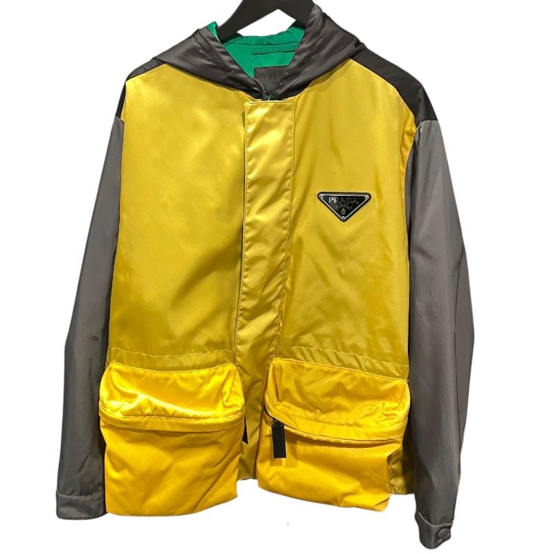 【希少】PRADA フード付きナイロン ギャバジン ジャケット 楽天市場】【中古品】【レディース】 PRADA プラダ Re-Nylon