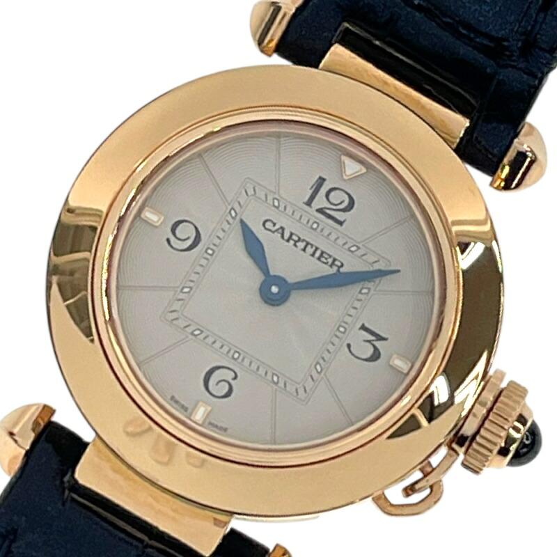 カルティエ Cartier パシャドウカルティエ 30mm WGPA0018 K18PG クオーツ レディース 腕時計【中古】