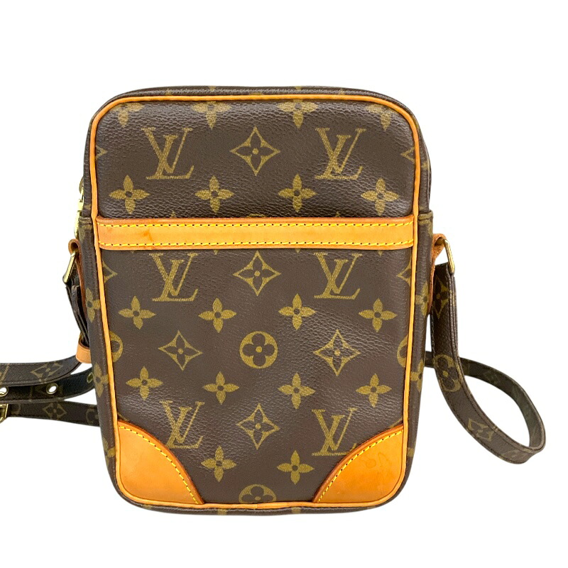 ルイ・ヴィトン LOUIS VUITTON ダヌーブ M45266 ブラウン /ゴールド金具 モノグラムキャンパス レディース ショルダーバッグ【中古】