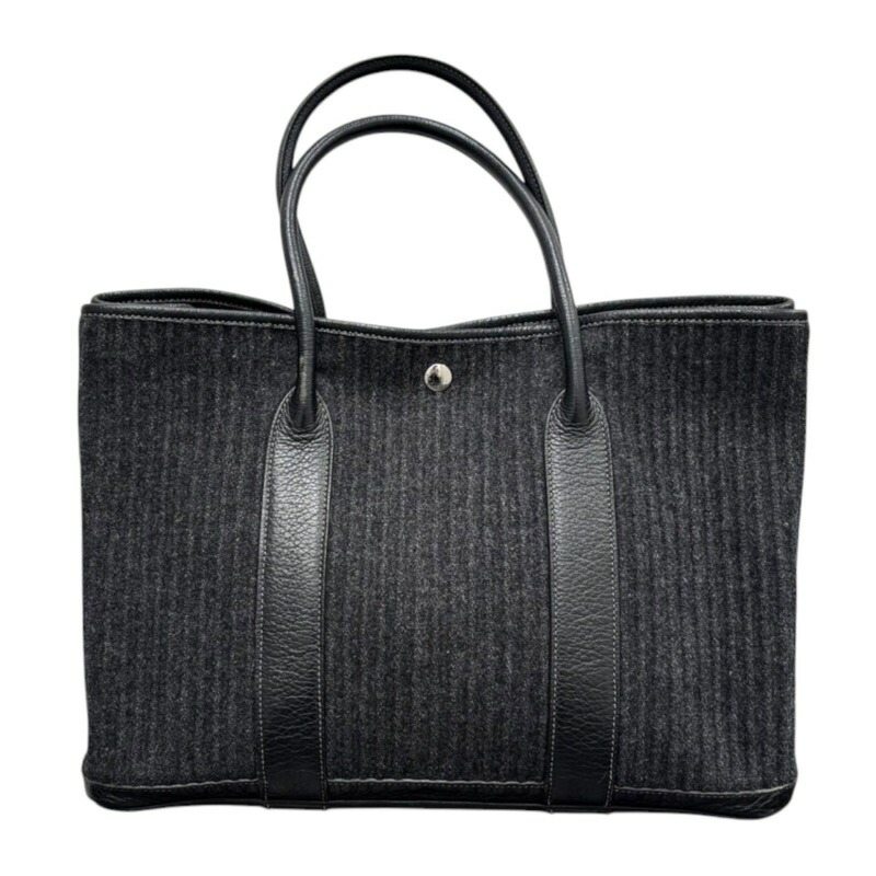 HERMES ガーデンパーティ TPM トワルオフィシェ ブラック エルメス ガーデンパーティ TPM ヴェールシプレス/ブラック