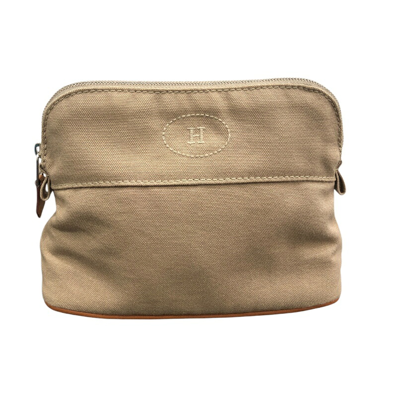 【6/1～ 最大限度30,000円OFFクーポン券！】エルメス HERMES ボリードポーチ20 トワル レディース 合切袋【中古】