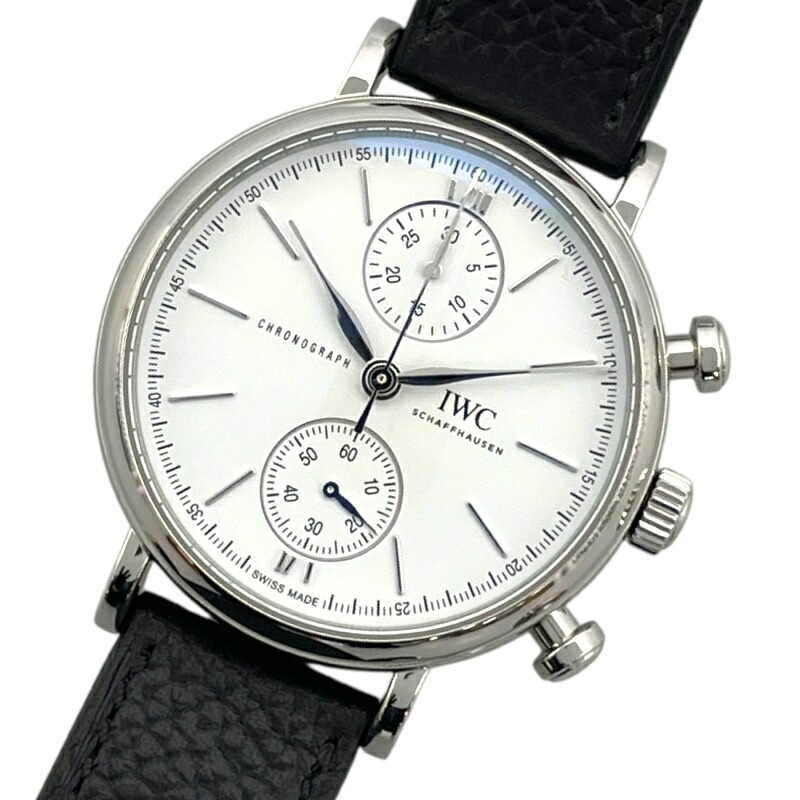インターナショナルウォッチカンパニー IWC ポートフィノクロノグラフ 39 IW391502 白いこと SS 自動小銃一巻き メンズ ウオッチ【中古】 メンズ腕時計-腕時計