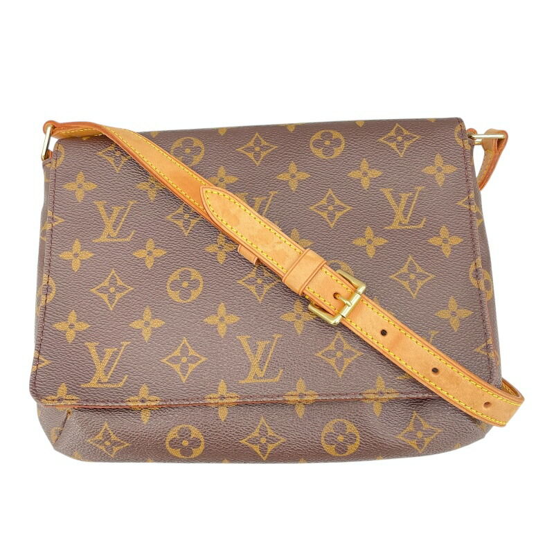 ルイ・ヴィトン LOUIS VUITTON ミュゼット・タンゴ・ショート M51257 ブラウン　ゴールド金具 モノグラムキャンバス レディース ショルダーバッグ【中古】