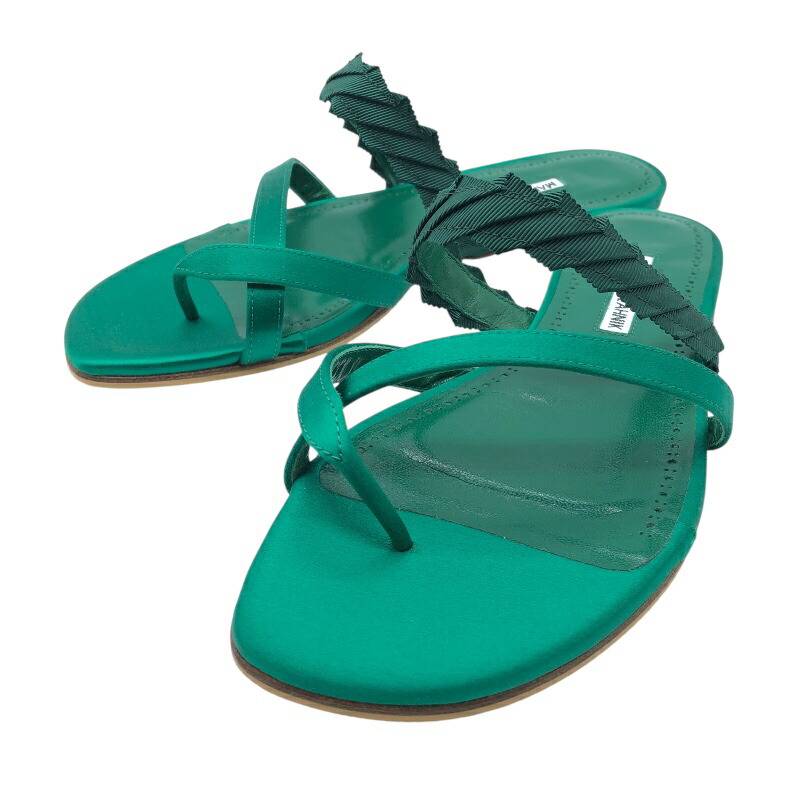 確認ページ　難あり　マノロブラニク　サンダル 楽天市場】マノロブラニク サンダル バレリム バレリーナ ブラック