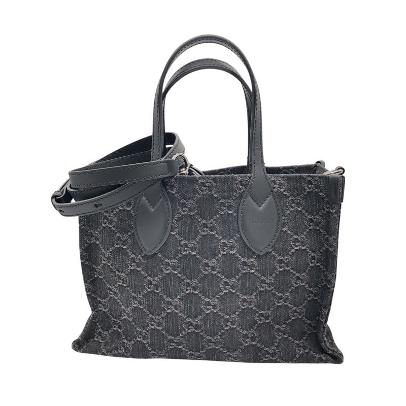 グッチ GUCCI トートバッグ レディース GGデニム トートバッグ グッチ トーティッシマ〕ラージ トートバッグブルー GGデニム