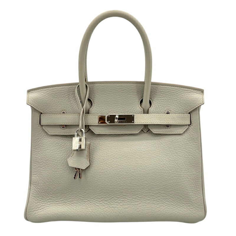 エルメス HERMES バーキン30 □Q刻 グリペール SV金具 トリヨン レディース ハンドバッグ【中古】