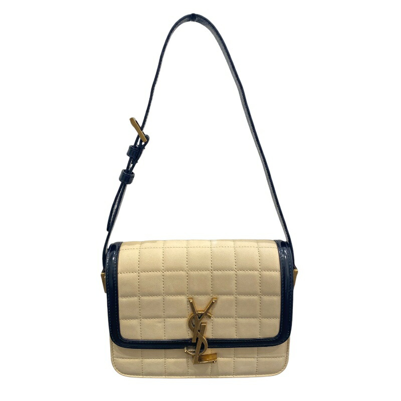 サンローラン SAINT LAURENT ソルフェリーノ スモール 739139 ベージュ ヌバック レディース ショルダーバッグ【中古】