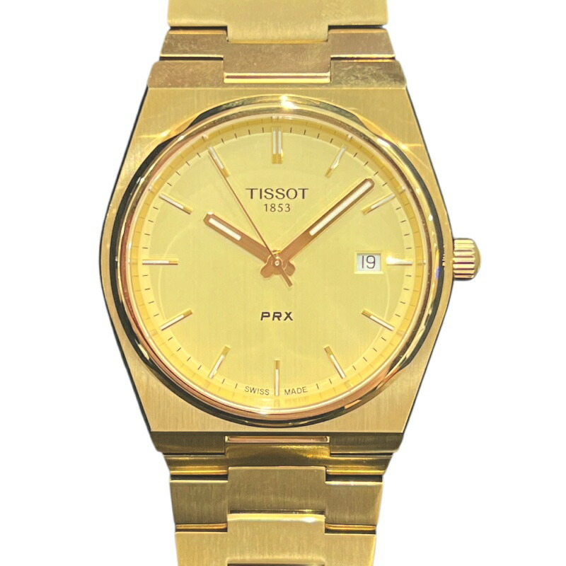 楽天市場】☆美品☆箱付き【TISSOT】ティソ PRX デイト T137410A