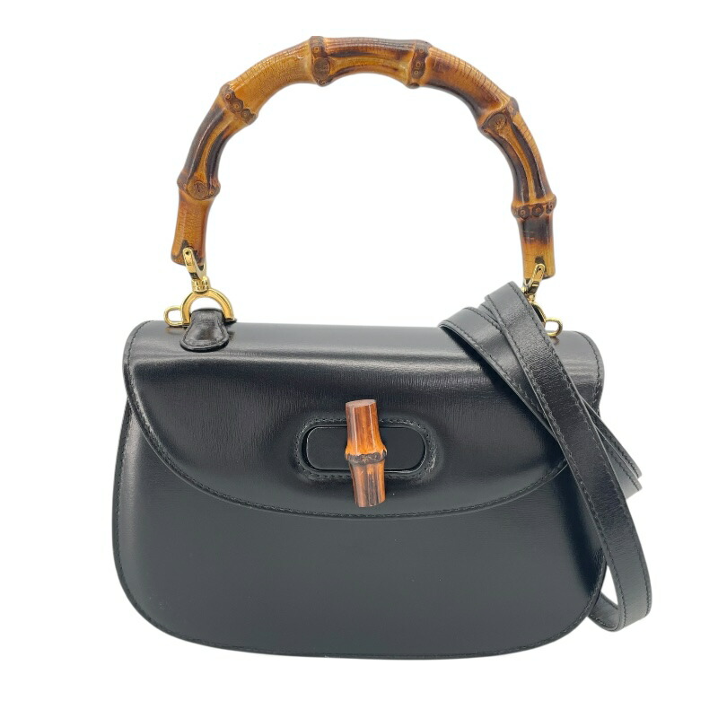 美品　GUCCI グッチ　バンブー　レザー ワンショルダー　ハンドバッグ　肩掛け 楽天市場】美品 グッチ バンブー レザー 2WAY ショルダー ハンド