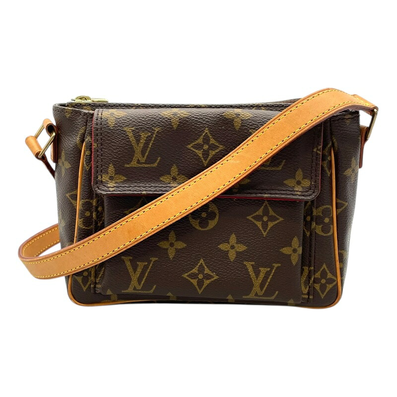 ルイ・ヴィトン LOUIS VUITTON ヴィバシテPM M51165 ブラウン モノグラムキャンバス レディース ショルダーバッグ【中古】