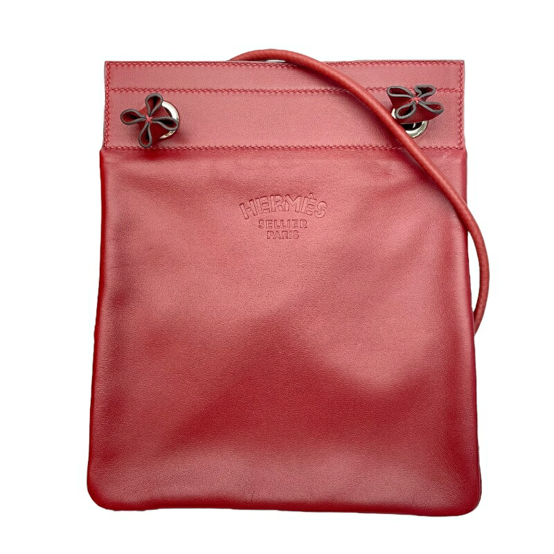 エルメス HERMES アリーヌミニ D刻印 ルージュアッシュ SV金具 スイフト レディース ショルダーバッグ【中古】