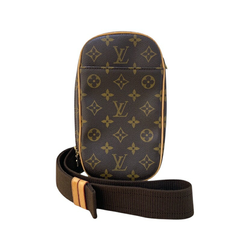ルイ・ヴィトン LOUIS VUITTON ポシェット・ガンジュ M51870 ベージュ ゴールド金具 モノグラム レディース ボディバッグ【中古】