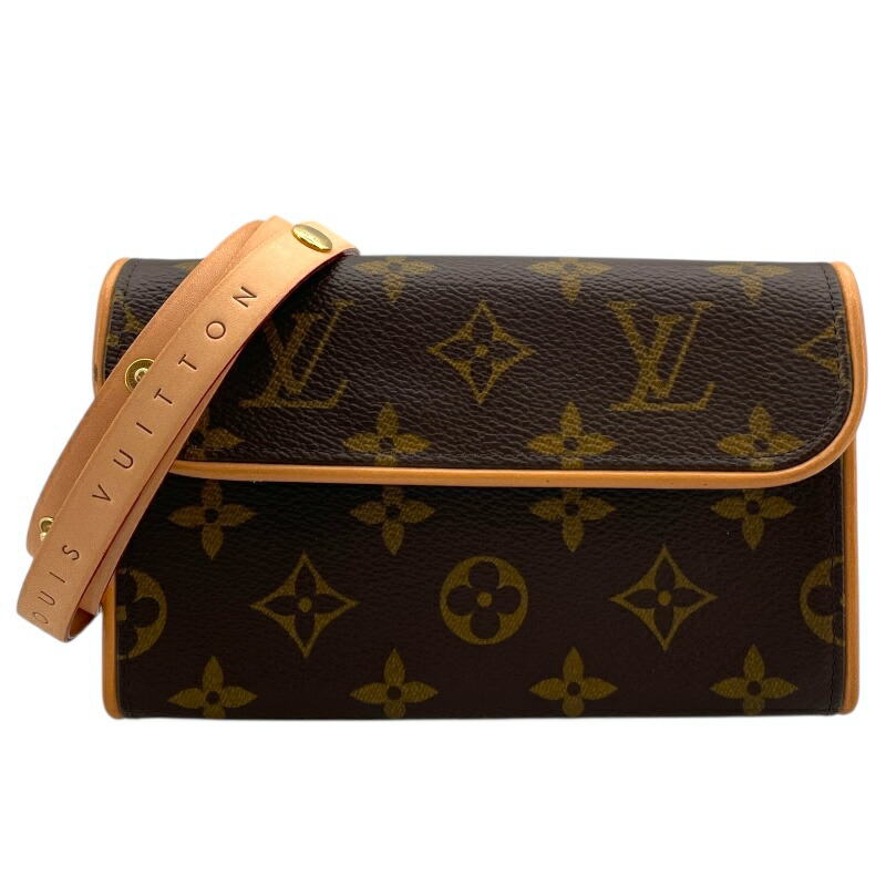 ルイ・ヴィトン LOUIS VUITTON ポシェットフロランティーヌ M51855 ブラウン モノグラム レディース ショルダーバッグ【中古】