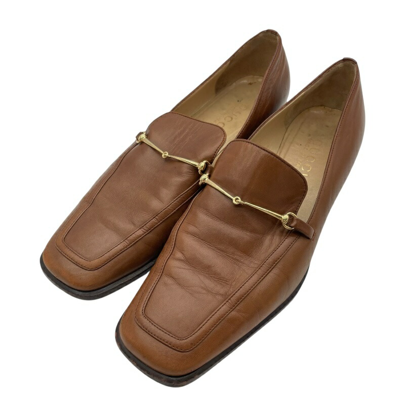 楽天市場】GUCCI グッチ 100 0255 ビットローファー 37C ダーク