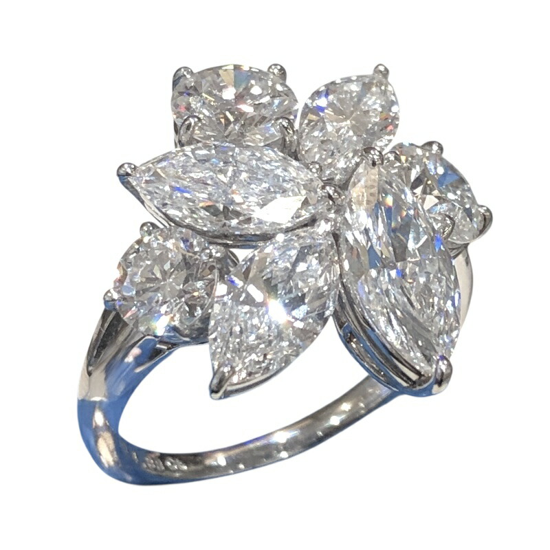 楽天市場】ミキモト MIKIMOTO リング ハーフエタニティ プリンセス