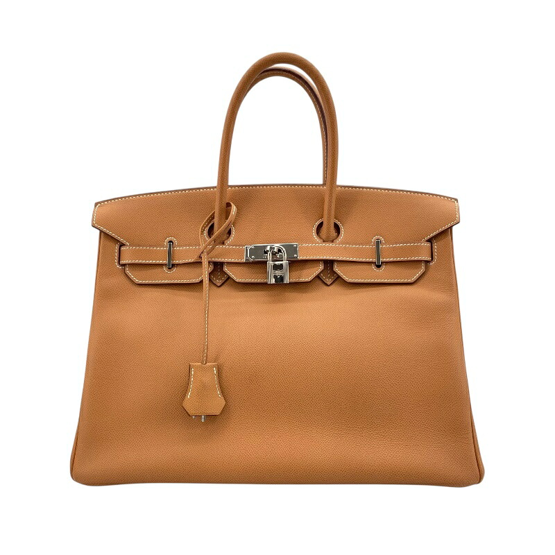 エルメス HERMES バーキン35 □J刻印 ナチュラル SV金具 エプソン レディース ハンドバッグ【中古】｜OKURA（おお蔵）店