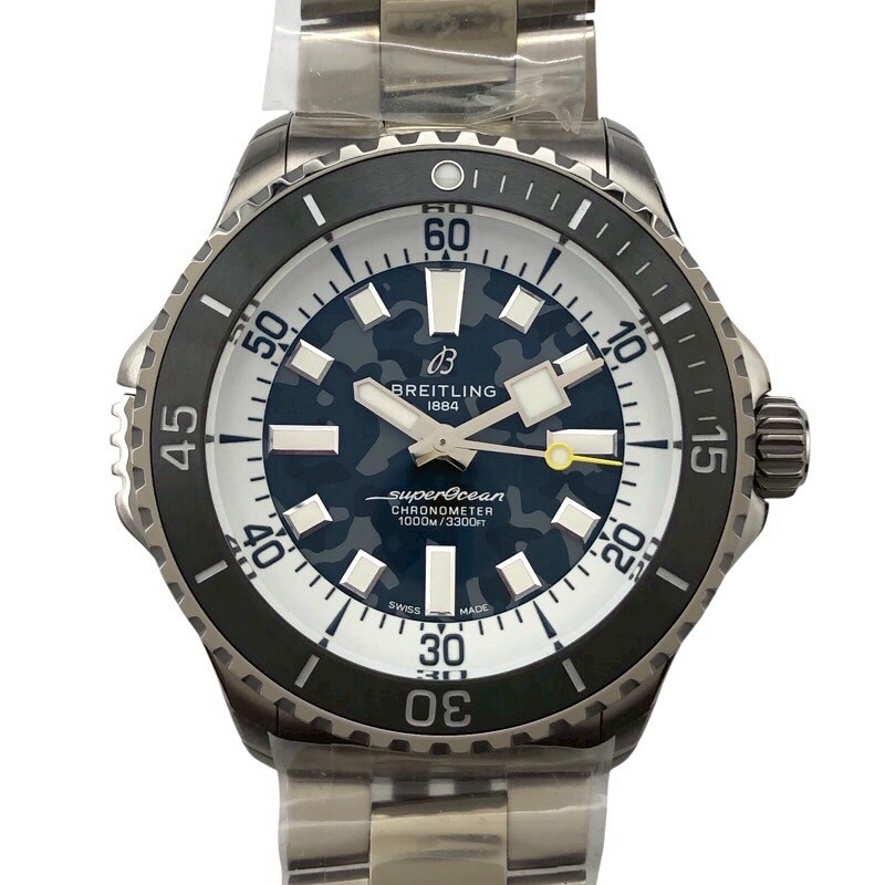ブライトリング BREITLING スーパーオーシャン　オートマチック46　スーパーダイバー E10379351B1E1 チタン メンズ 腕時計【中古】