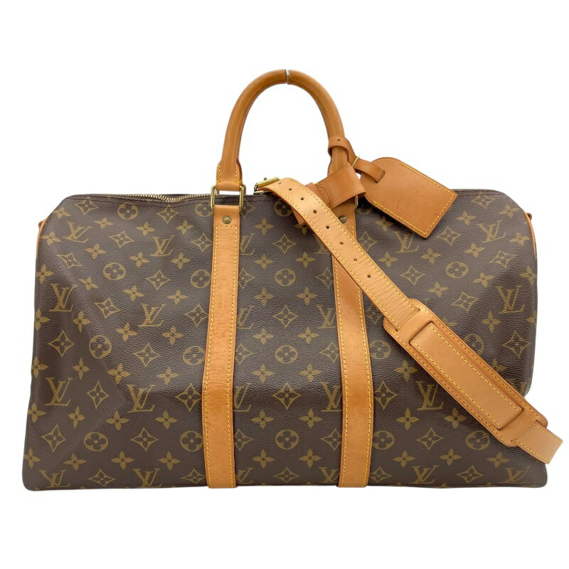 Louis Vuitton キーポル45 ボストンバック モノグラム ロゴ ルイ・ヴィトン(LOUIS VUITTON) 中古 キーポル45 ボストンバッグ